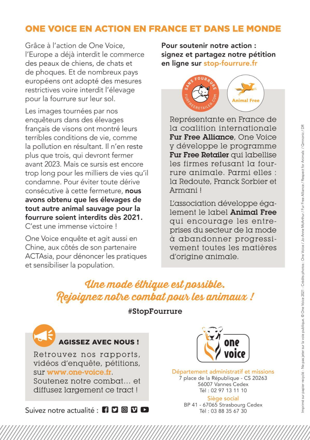 Fourrure : l'industrie de l'horreur